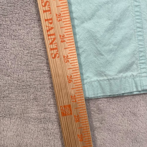 Vintage Ocean Pacific Pants Kids Size 11 Light Blue Green Pull On Stretchy Waist - Picture 10 of 15