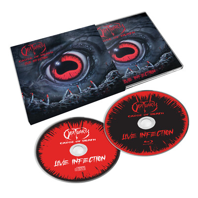 OBITUARY Cause Of Death: Live Infection Bluray / CD Relapse