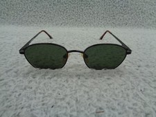 Jones New York JNY Sunglasses Bronze Wire Frames Green Lens Color