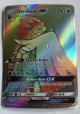 Pokemon Karte- Decidueye GX 146/145, Hollow Hunt GX, Rainbow Secret Rare