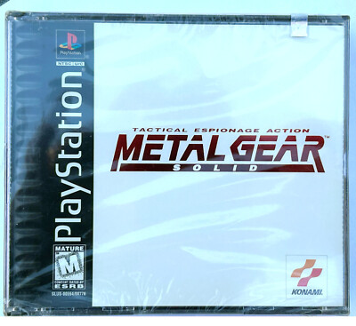 Tactical Espionage Action - Metal Gear Solid - PS 1 - Black Label! UNOPENED!!!