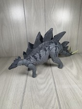 Jurassic Park World Action Attack STEGOSAURUS Mattel 2017 Figure Dinosaur 14"