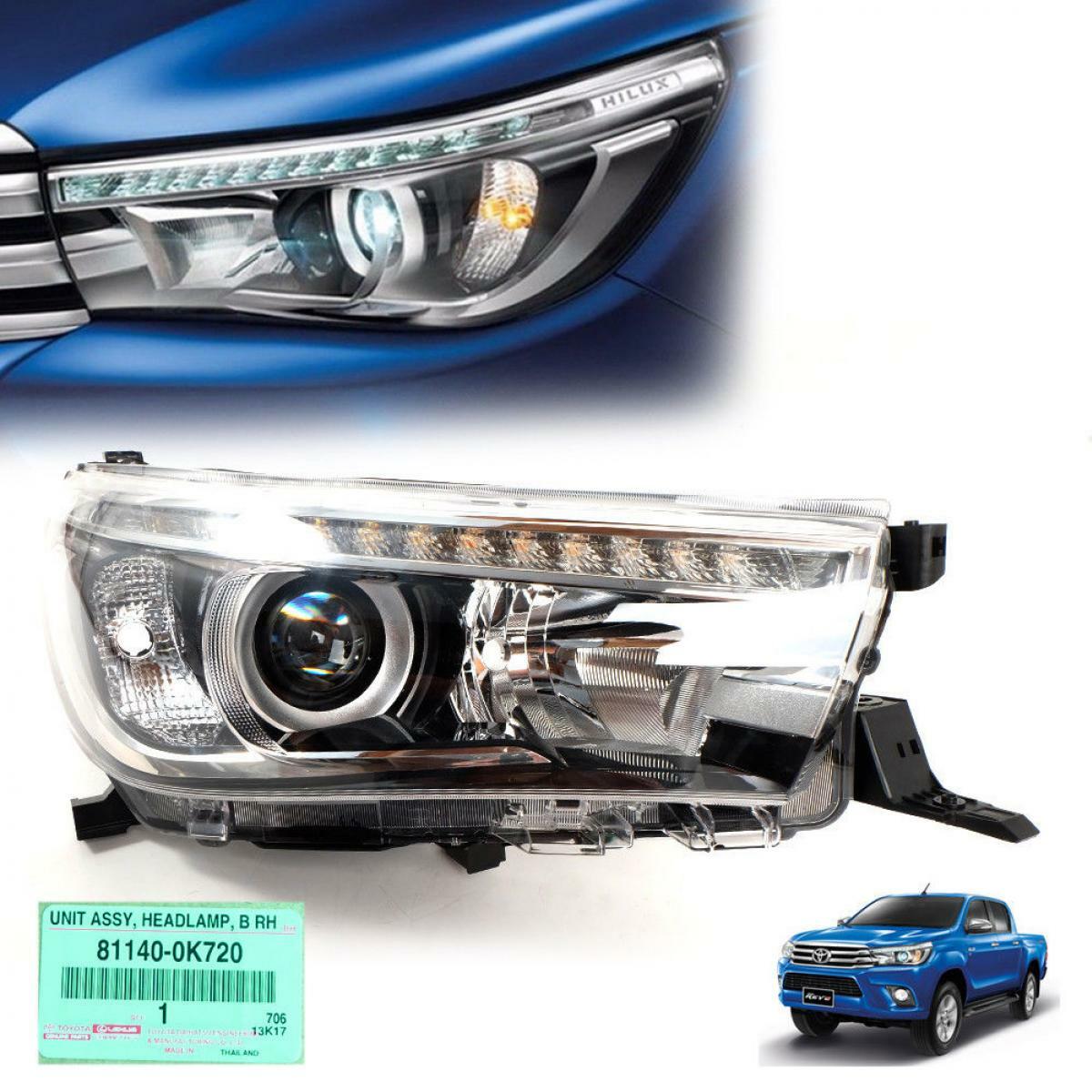 Genuine 2015-2016 Toyota HILUX Sr5 Pair LED Projector Day Time 
