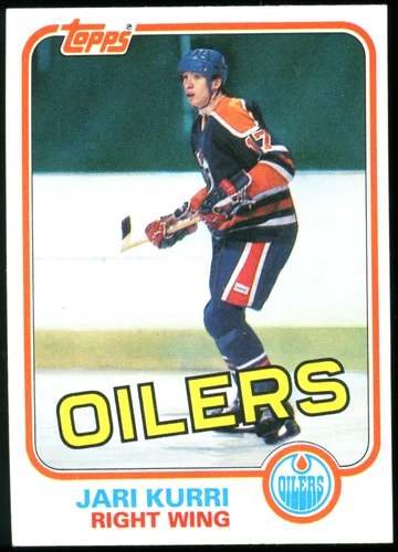 Jari Kurri RC 1981-82 Topps #18 Rookie Edmonton Oilers NM or Better