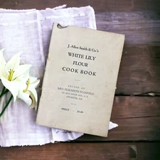 Vintage Original 1931 White Lily Flour Cookbook J. Allen Smith & Co. - RARE