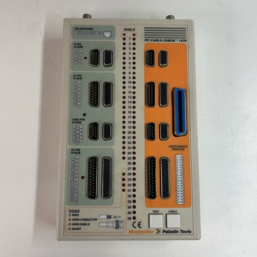 Pre Owned | Weidmuller Paladin Tools Universal PC Cable Check 1570