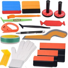 Vinyl Squeegee Wrap Kit Car Wrap Application Tool Window Tint Film Install Tools