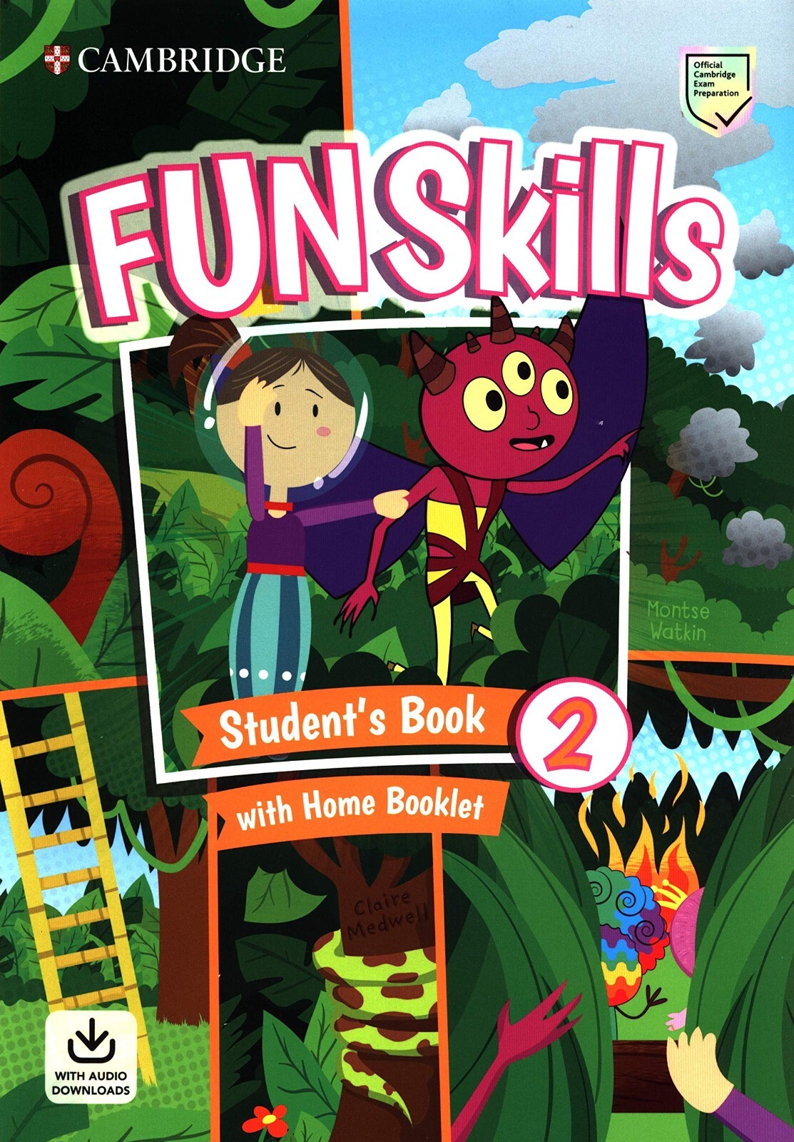 Cambridge FUN SKILLS Level 2 Student's Book & Home Booklet w AUDIO DOWNLOAD @NEW