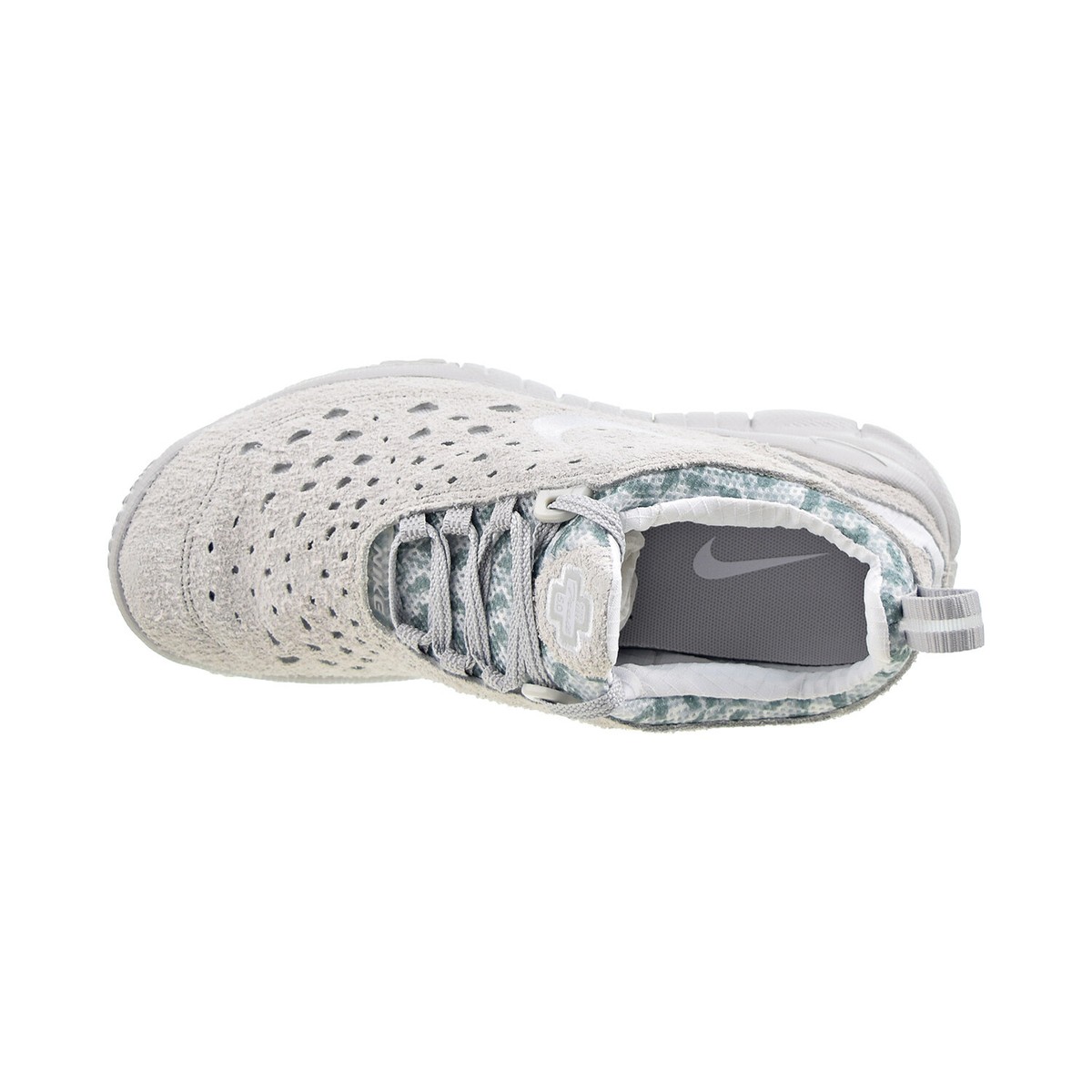 Nike Free Run Trail Men\'s Shoes Neutral Grey-Summit White CW5814-002 Nike Free Run Trail Suede and Mesh Sneakers - CW5814-002  main image 4