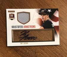 Kristofer Armstrong 2014 USA Baseball National Team Jersey Auto #52 Gators /99
