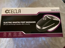CXELZR Shiatsu Foot Massager New. Heat, Air Pressure  Rolling Massage One Foot 