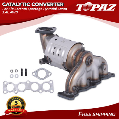 Catalytic Converter Exhaust Manifold For Kia Sorento Sportage 2.4L AWD 2016-2020