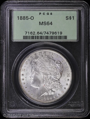 1885-O $1 Morgan Silver Dollar PCGS MS 64 | OGH Uncirculated UNC BU