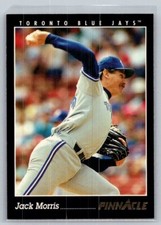 1993 Pinnacle Baseball #57 Jack Morris - VG - Toronto Blue Jays