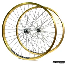 Alienation, 26" Rim Brake Bicycle Wheel Set, 6/7 Spd Non-Disc Silver Stainless