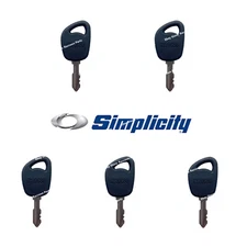 Simplicity Key Mower Garden Tractor Broadmoor 7010 7014S 7016 6116 Snow Blower