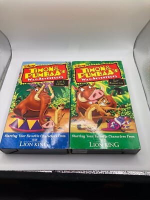 Timon and Pumbaa's Wild Adventures - ''Live and Learn''  Quit Buggin Me VHS, 1996