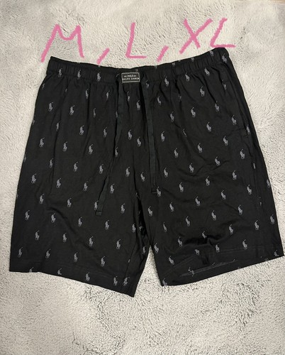Polo RALPH LAUREN Signature Horses Print DESIGNER PYJAMAS SHORT BOTTOM M L XL - Picture 5 of 16