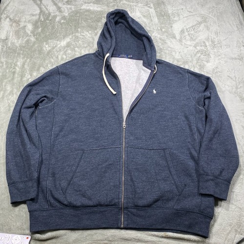 Polo Ralph Lauren Full Zip Hoodie Sweatshirt Tall Man 3XLT