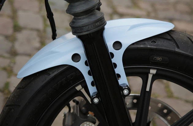 Garde-Boue Avant Cafe Racer Pour Harley Davidson Sportster Iron 883 Bobbed - Photo 1/1