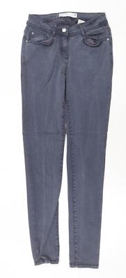 NEXT Damen blau Baumwollmischung Skinny Jeans Größe 8