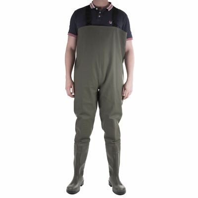 Amblers Safety Tyne Chest Safety Wader grün Wathose PVC S5