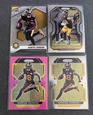 Diontae Johnson 2021 Prizm Pink Parallel Mosaic Steelers Rockets 4Total NFL