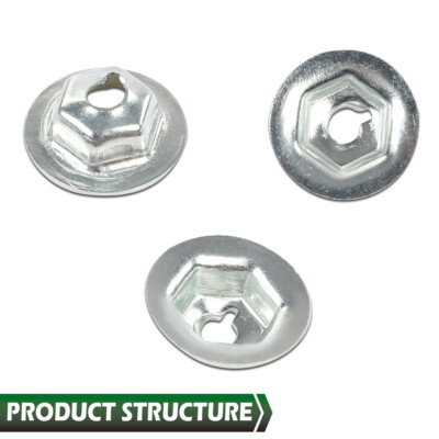 Ford F150 Body Side Molding Fender Quarter Hood Door Body Side Trim Belt Moulding Clip Nut Sealer Ford NOS E Interior Trim Clips - Foto 9