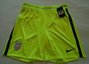 green nike soccer shorts