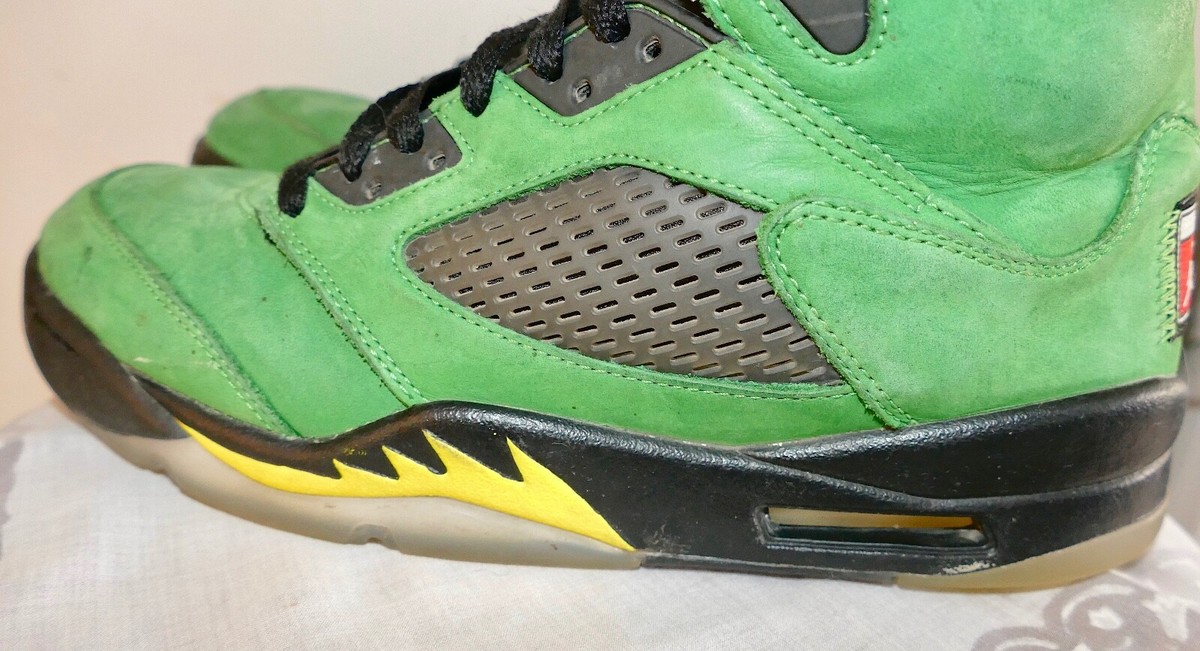 Nike Air JORDAN 5 Retro SE Oregon Ducks 2020 Apple Green 