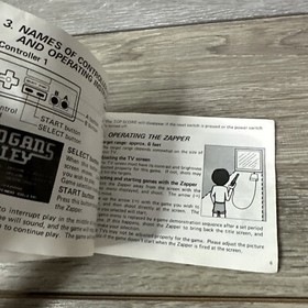 Hogan's Alley (Nintendo NES) Instruction Manual Booklet ONLY Rough