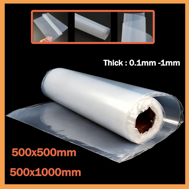 Clear Silicone Rubber Sheet Plate Mat High Temp Commercial Grade Thick  0.1mm-1mm