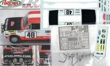 Transkit 1/43 POLSKI-FIAT 125P OFFICIAL RALLY of MONTECARLO 1975 Arena Tk50