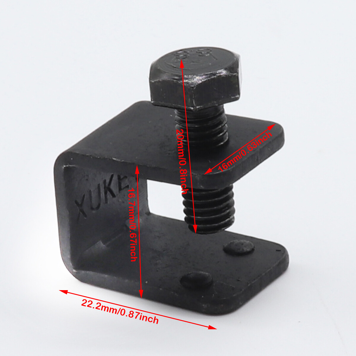 Universal Mud Flaps Splash Guard Black C U Clamps Bolt On No Drilling