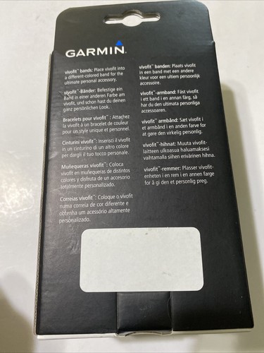 NEW Genuine GARMIN Brand Vivofit Replacement Bands Large 3 Pack-Purple Teal Blue - Picture 4 of 4