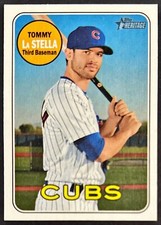2018 Topps Heritage High Tommy La Stella Flip Stock SSP /5 1:768 Packs Cubs #546