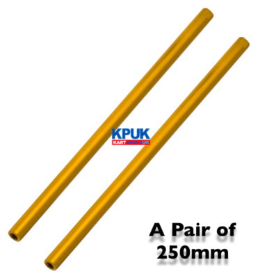 Kart Runde Gleisstange 250 mm x 2 M8 Gewinde Kart Brandneu Kart Teile UK