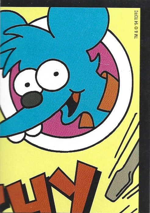 1994 SKYBOX THE SIMPSONS HOMER SIMPSON WIGGLE W1 BONGO TRADING CARD - Image 2 of 4