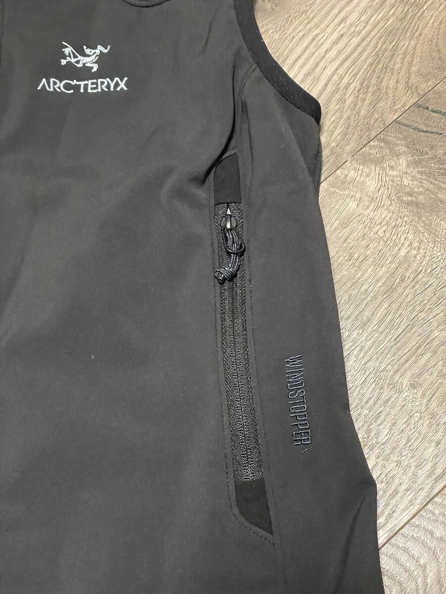 Arc'teryx Venta WindStopper Soft Shell Full ZIP Vest Black Arc'teryx Venta WindStopper Soft Shell Full ZIP Vest Black