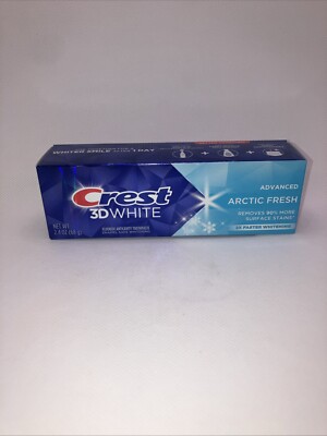 Crest 3D White Advanced Arctic Fresh Toothpaste, 2.4 oz Exp 7/27