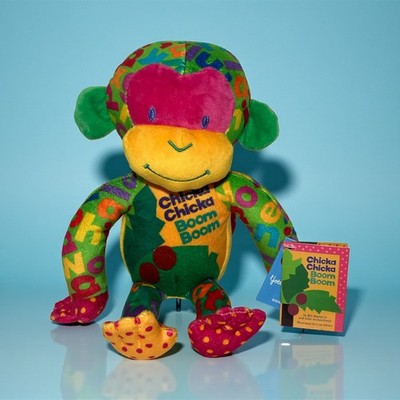 Yottoy Chicka Chicka Boom Boom 10  Plush Monkey NWT
