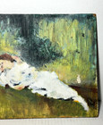 Expresionist Oil Painting On Panel by French Artist Claude Fiddler 13.75 x 10.25 — photo 5