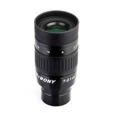 Zoom Eyepiece 7-21mm 1.25" Adjustable Focal Length - High Contrast Viewing