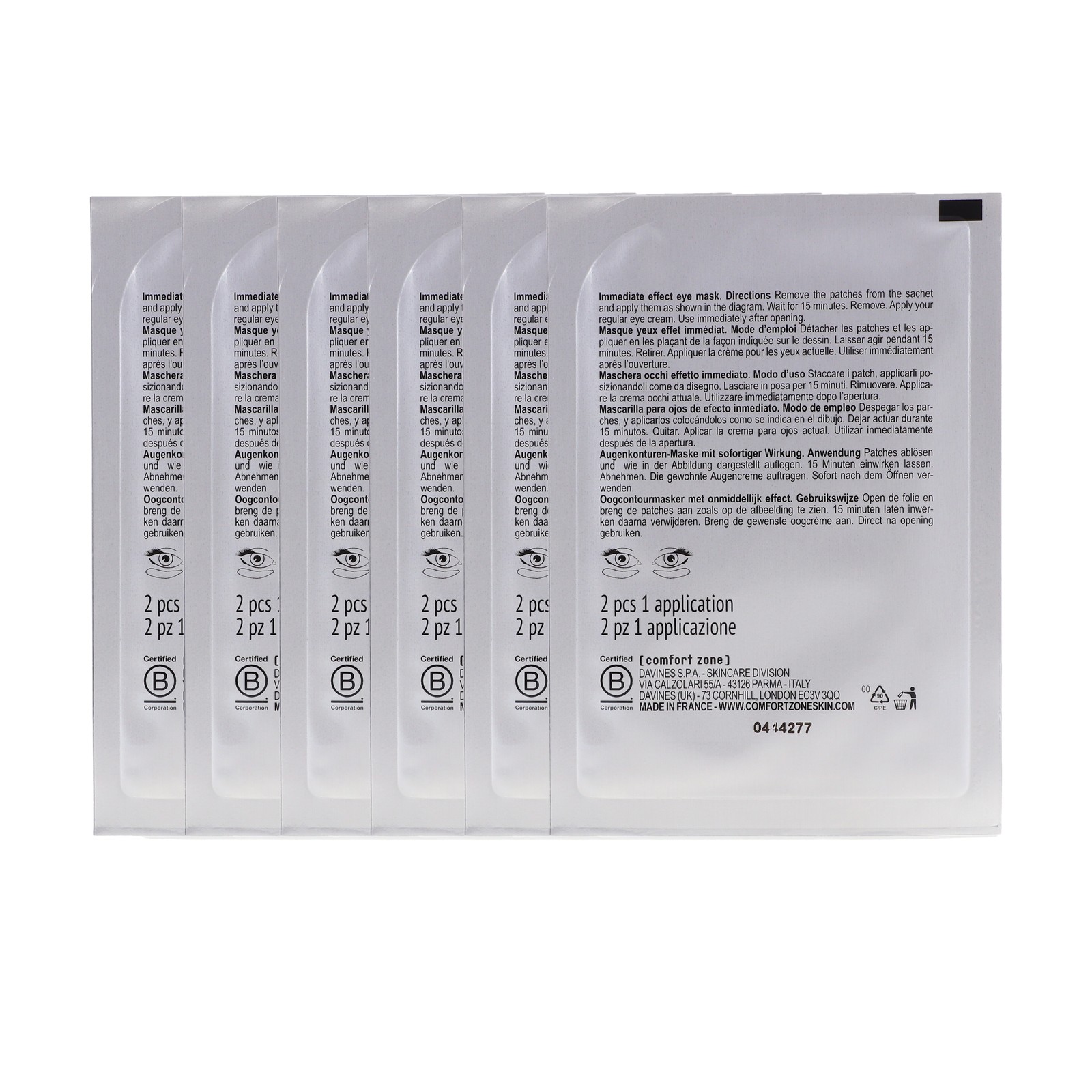 Comfort Zone Sublime Skin Eye Patch 6 Count