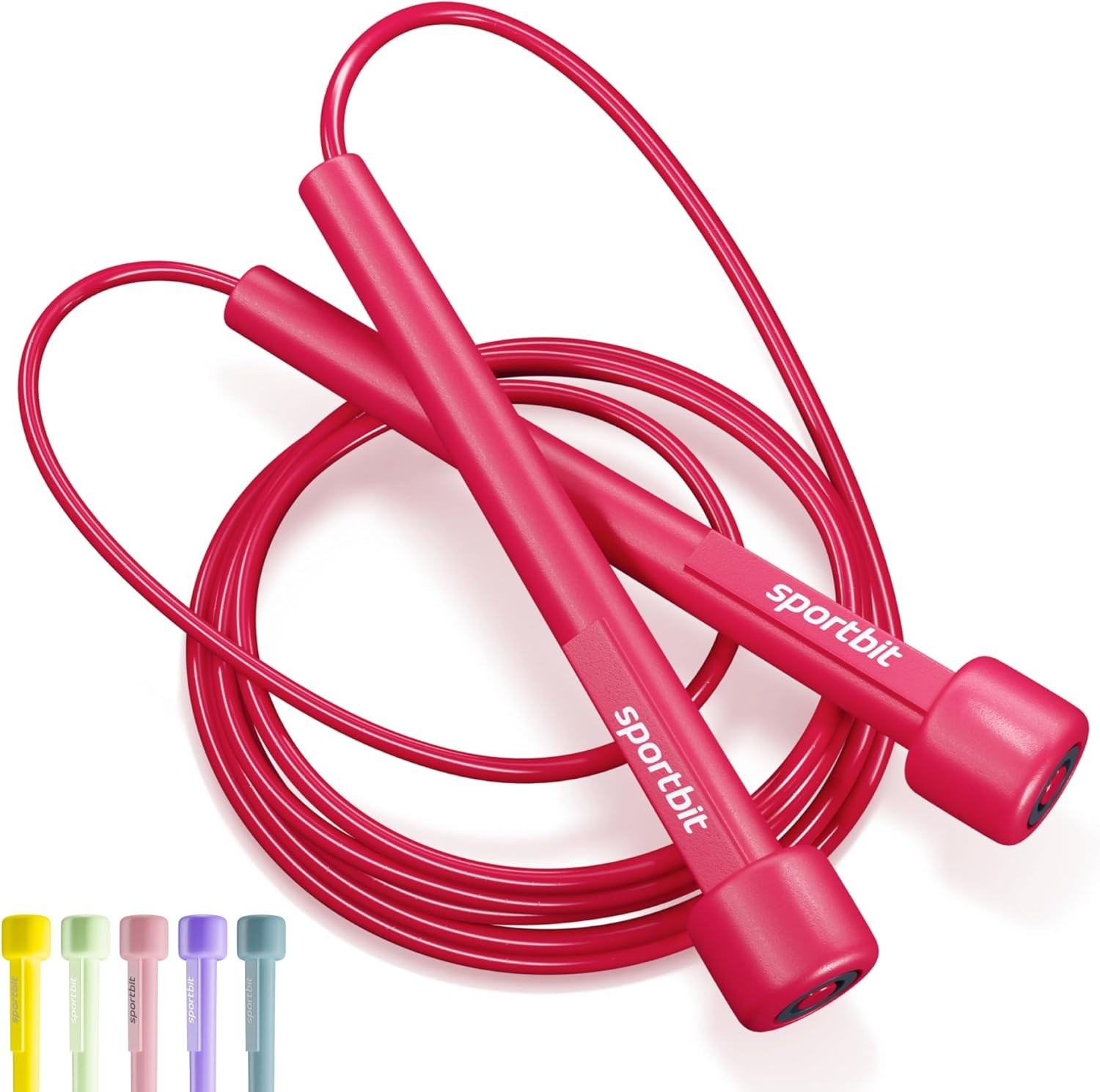 Adjustable Jump Rope for Fitness and Exercise – Skipping Magenta 