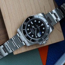 Rolex Submariner Date 11610LN Black Ceramic Steel Automatic 7
