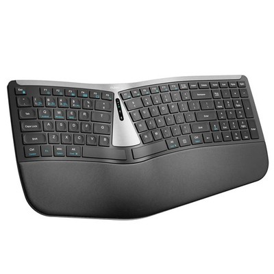 Nulea RT07B Wireless Ergonomic Keyboard: Split Keyboard, Wrist Rest, Bluetooth