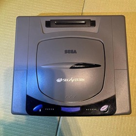Sega Saturn HST-0004 Console Set Gray with BOX controller JP