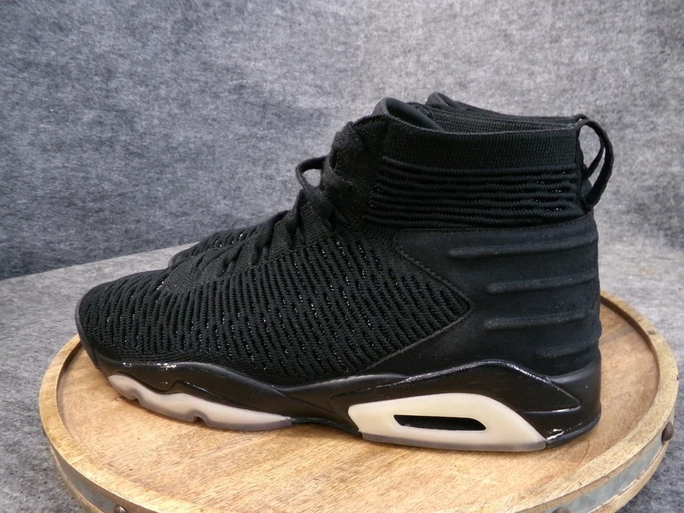 Zapatilla deportiva Nike Air Jordan Flyknit Elevation 23 negra AJ8207-010 para hombre talla US 14 Foto 4 de 4