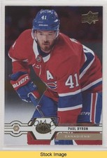 2019-20 Upper Deck Silver Foil Paul Byron #301 READ kr0